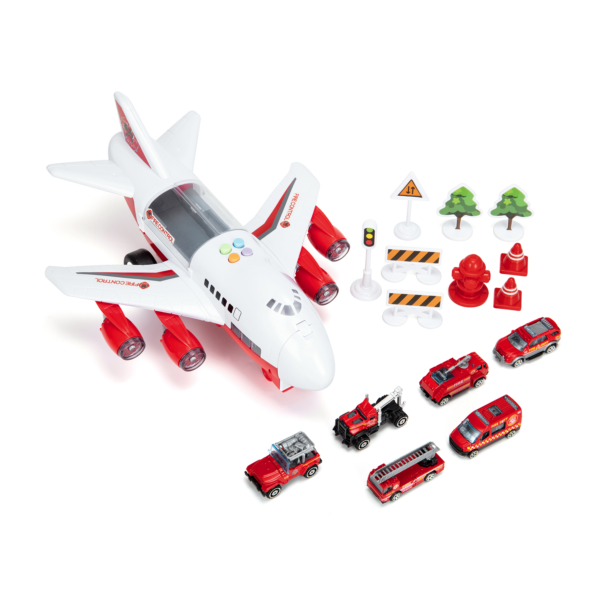 YouLoveIt Airplane Car Toys Set Children Educational Vehicles Toys Transport Airplane Toys Aircraft Toy Set  Trucks Car Toys with Play Mat, Kids Toys Toddler Vehicle Toy Airplane Gift Toys - image 4 of 8