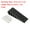 Black, variant on Rubber Door Stopper Wedge Door Stoppers for Bottom of Door with Holder Sturdy Stackable Doorstop Wall Protector Black