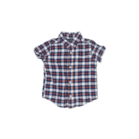 

Pre-Owned The Children s Place Boy s Size 3T Short Sleeve Button-Down Shirt