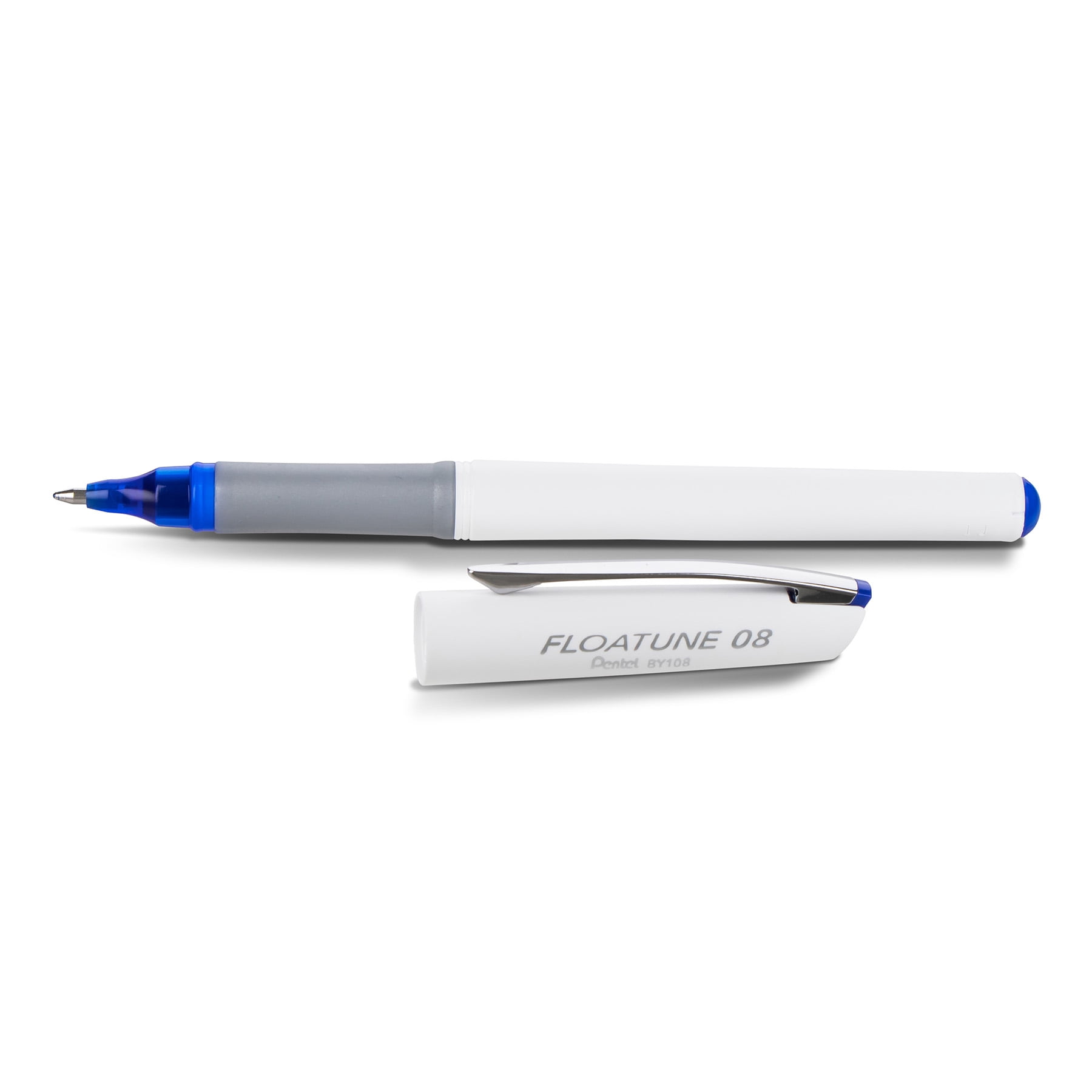 Pentel FLOATUNE Rollerball, 0.8mm, Medium Line, Blue Ink, 1 Dozen