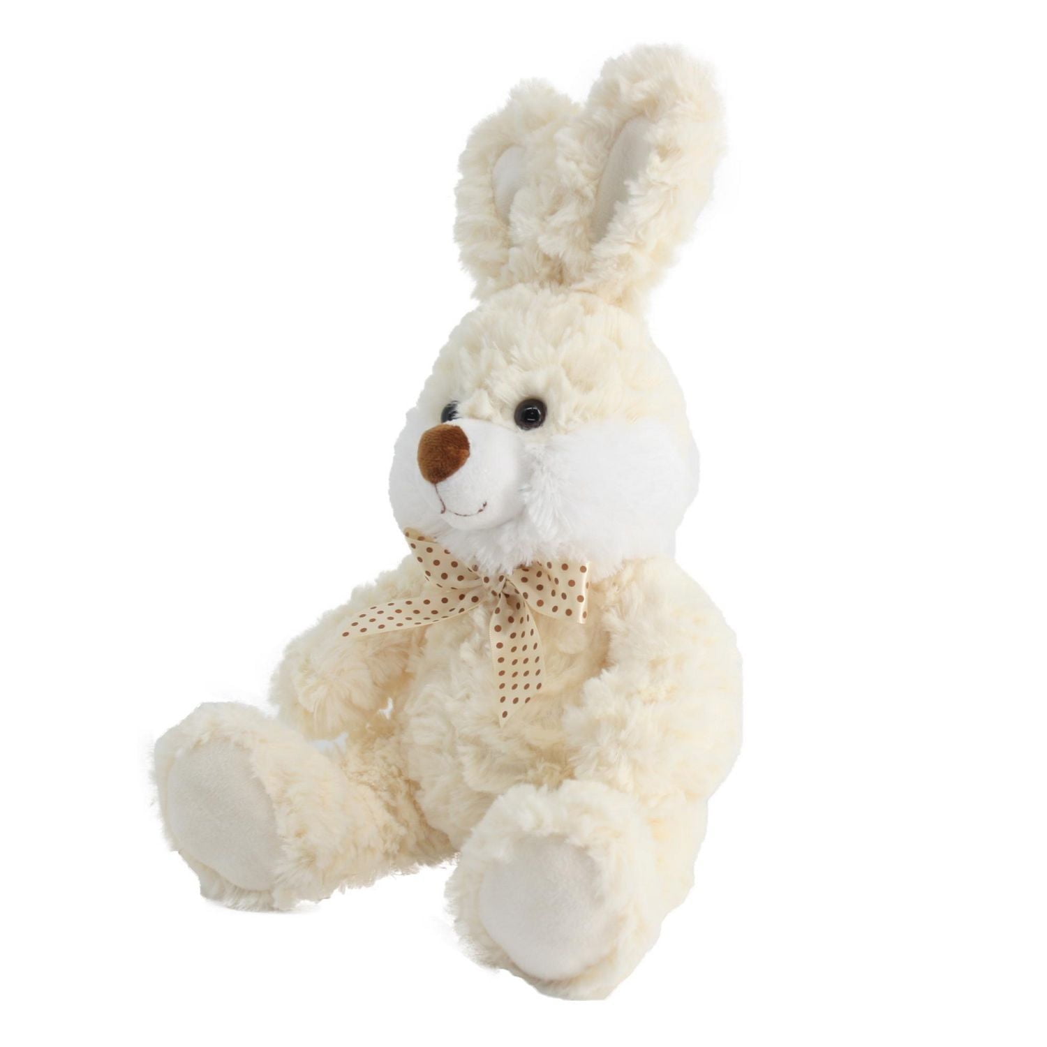 Façon de célébrer des lapins de 10inch avec des jouets en peluche rubans --multi couleurs