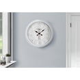 thumbnail image 3 of Clocks - 20" Round - Wall Clock - Gray - Transitional, 3 of 6