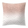 thumbnail image 3 of Rose Gold Velvet Pillowcase, Premium Satin Cover, 20x26 Inches, Elegant Home Decor, For Bedroom, Hypoallergenic, Luxurious Fabric, Soft Texture, Queen Size, Wedding Gift, Hotel Quality | , Pink, 3 of 8