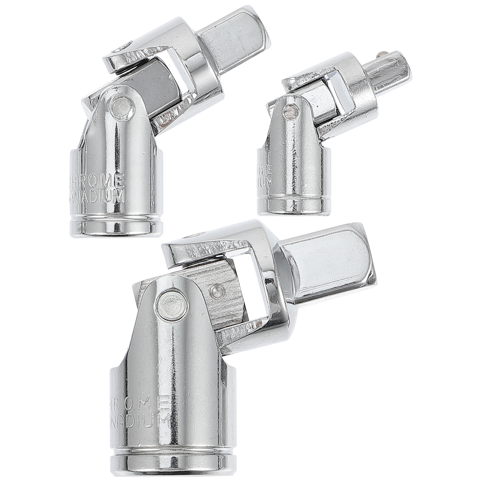 3Pcs Universal Joint Sockets Swivel Extension Drive Joints Socket