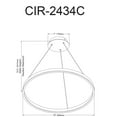 thumbnail image 2 of Lustre circulo, 2 of 3