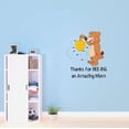 thumbnail image 2 of Holiday Gift Babies Thanks foe Bee-ing an Amazing Mom Cute Cartoon Wall Decal Decoration Honey Bee Vinyl wall Motivational Decal Quote Lasts Years and Easily Removable - Size: 36 in x 45 in, 2 of 3