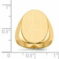 thumbnail image 5 of 14K Yellow Gold Men's Signet Ring, 5 of 5