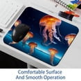 thumbnail image 6 of FeBohao Funny Mouse Pad Mat for Wireless Jiaji Cloth Washable Cute Soft Personalized Thin Pretty Office Decor Women Chic Aesthetic Fashion Essentials Girl Boy Size Jellyfish, 6 of 6