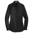 thumbnail image 5 of Yellow Rooster Women's Long Sleeve SuperPro Twill Shirt Black XS, 5 of 6
