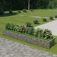 thumbnail image 5 of vidaXL Gabion Raised Bed Silver Galvanized Steel Standard, 5 of 130