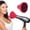 Hot Pink, variant on Eqslft Universal Collapsible Hair Diffuser, Professional Silicone Hair Dryer Diffuser, Hair Blow Dryer Diffuser For Curly Or Wavy Hair Styling, Fits 4-5cm Hair Dryer