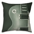 thumbnail image 2 of Creative Products Life is Better When You Can Hear the Ocean Script Grey and White 18x18 Indoor / Outdoor Pillow, 2 of 2