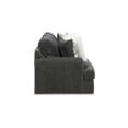 thumbnail image 3 of Benjara Henly 96 Inch Sofa, Oversized, 4 Accent Pillows, Soft Gray Polyester, 3 of 6