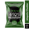 4505 Meats Chicharrones Jalapeno & Cheddar Fried Pork Rinds, Paleo Certified, 2.5 oz