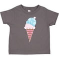 thumbnail image 3 of Inktastic Ice Cream Cone with Heart Boys or Girls Toddler T-Shirt, 3 of 5