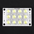 thumbnail image 3 of New DC 3V 5V 12 LED Super Bright White Piranha LED Circuit Board LED Lights Light Yacht, 3 of 8