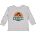 thumbnail image 3 of Inktastic Aruba Vacation Sunset Boys or Girls Long Sleeve Toddler T-Shirt, 3 of 5