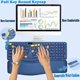 thumbnail image 5 of Teclado Eirix Ergonómico Inalámbrico con Reposamuñecas -Azul Eirix Inalámbrico, 5 of 5