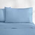 thumbnail image 2 of Gap Home Yarn Dyed Organic Cotton Washed Chambray Sheet Set, Deep Pocket, Queen, Blue, 4-Pieces, 2 of 6