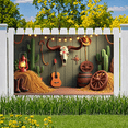 thumbnail image 6 of Vintage Western Decor Cowboy Skull Barn Backdrop for Birthday Party Photography Children Event Celebration, 6 of 9