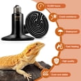 thumbnail image 3 of Lámpara de calor para reptiles MIXJOY, 250 W, emisor de calor de cerámica, paquete de 2, 3 of 8