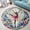 Ballet Dance Ballet1, variant on Round Rug, Ballet Dance Ballet1 Soft Washable Carpet, Non-Slip Floor Mat for Living Room Bedroom Home Decor 24 Inch