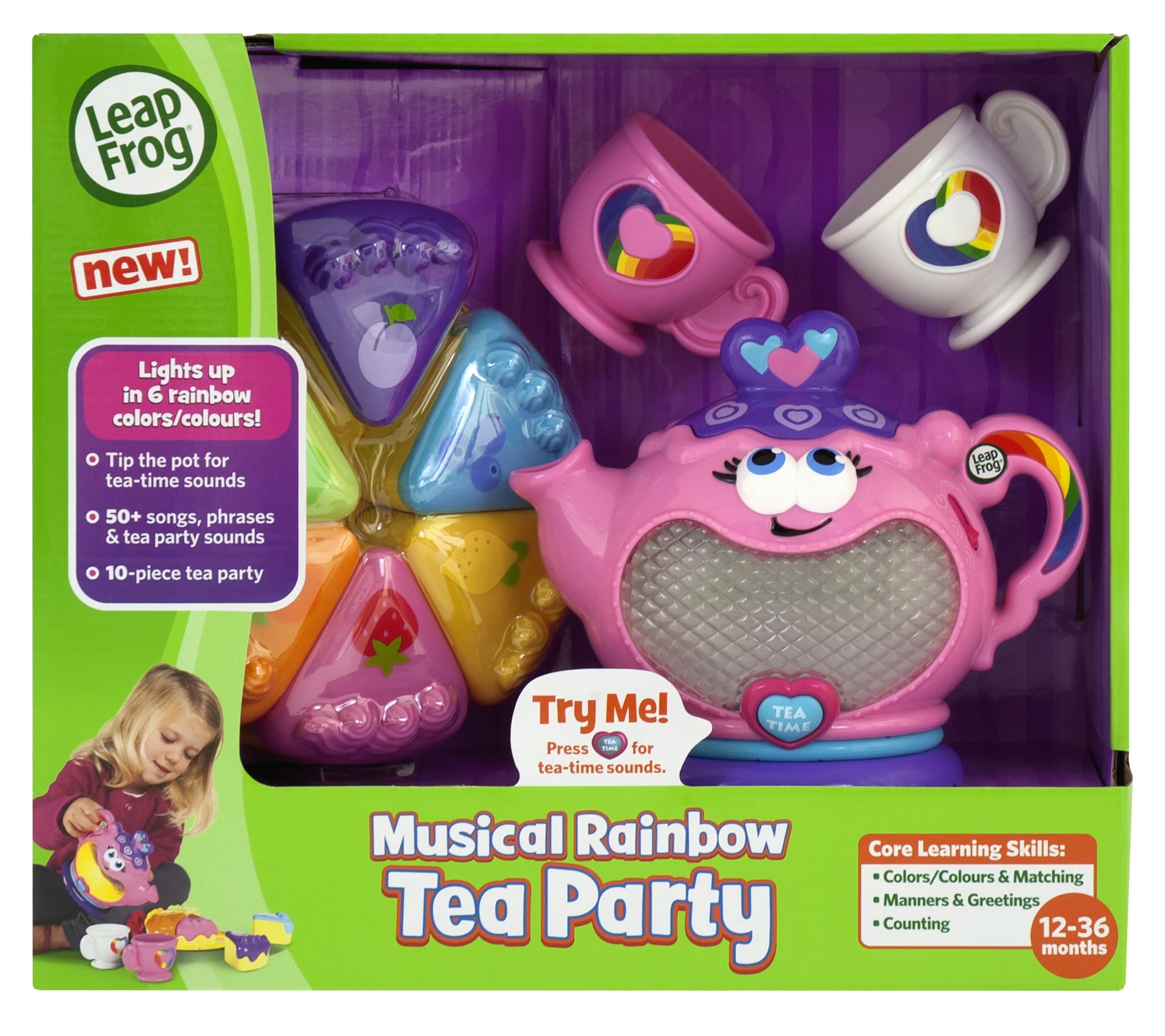 leapfrog sweet treats musical deluxe tea set