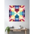 thumbnail image 2 of Pattern Project #13 Poster Wall Art, Modern Wall Decor For Living Room Bedroom, 24x24 UNFRAMED, 2 of 3