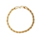 thumbnail image 1 of Pulsera Torzal 6mm ancha para caballero 22cm Chapa de Oro 18K Horoz WH607, 1 of 4