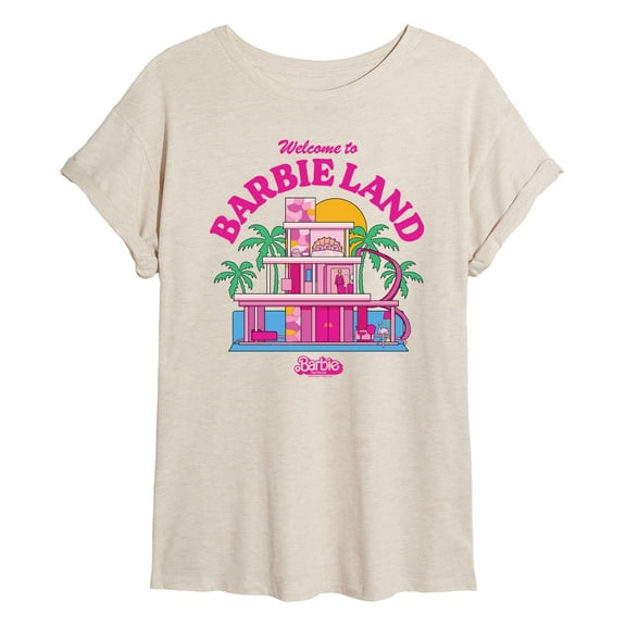Barbie The Movie - Welcome To Barbie Land - Women's Oversized T-Shirt