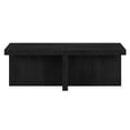 thumbnail image 5 of Evelyn and Zoe Elna Contemporary Wide Rectangular Wood Coffee Table, Black Grain, 5 of 7