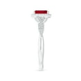 thumbnail image 3 of ANGARA Natural Emerald-Cut Ruby Halo Twisted Shank Ring in 14K White Gold for Women (Size-6x4mm) | July Birthstone Jewelry for Her | Natural Ruby Rings, 3 of 9