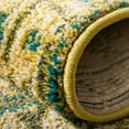 thumbnail image 3 of Rugs.com Fleur Collection Rug – 6' Round Green Medium-Pile Rug Perfect For Kitchens, Dining Rooms, 3 of 4