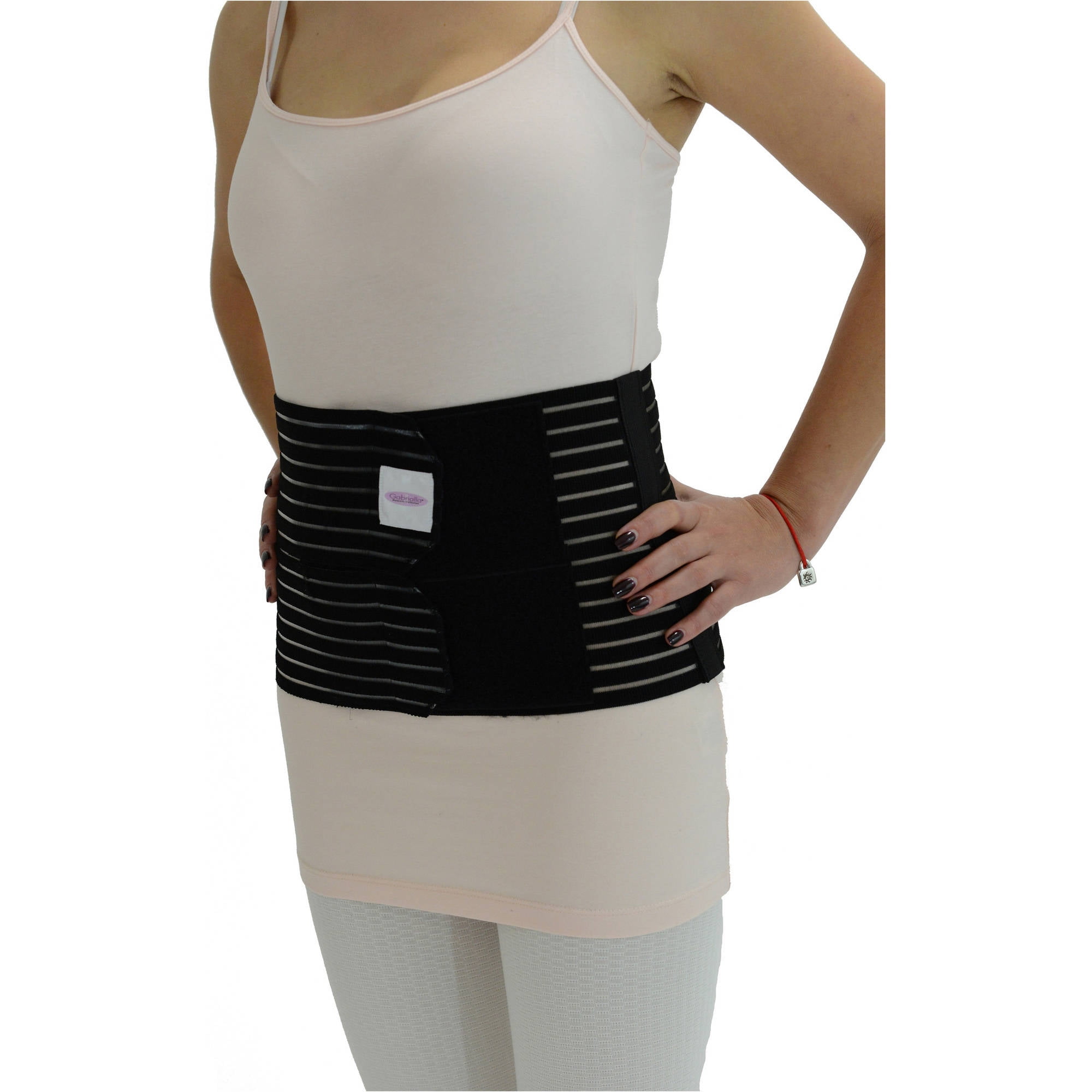 GABRIALLA Breathable Abdomen Slimming Postpartum Belly Recovery Wrap Binder AB208(W)