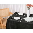thumbnail image 5 of Unique Bargains Rectangle Velvet Tablecloth 160x280cm Black Washable for Wedding or Banquet, 5 of 5