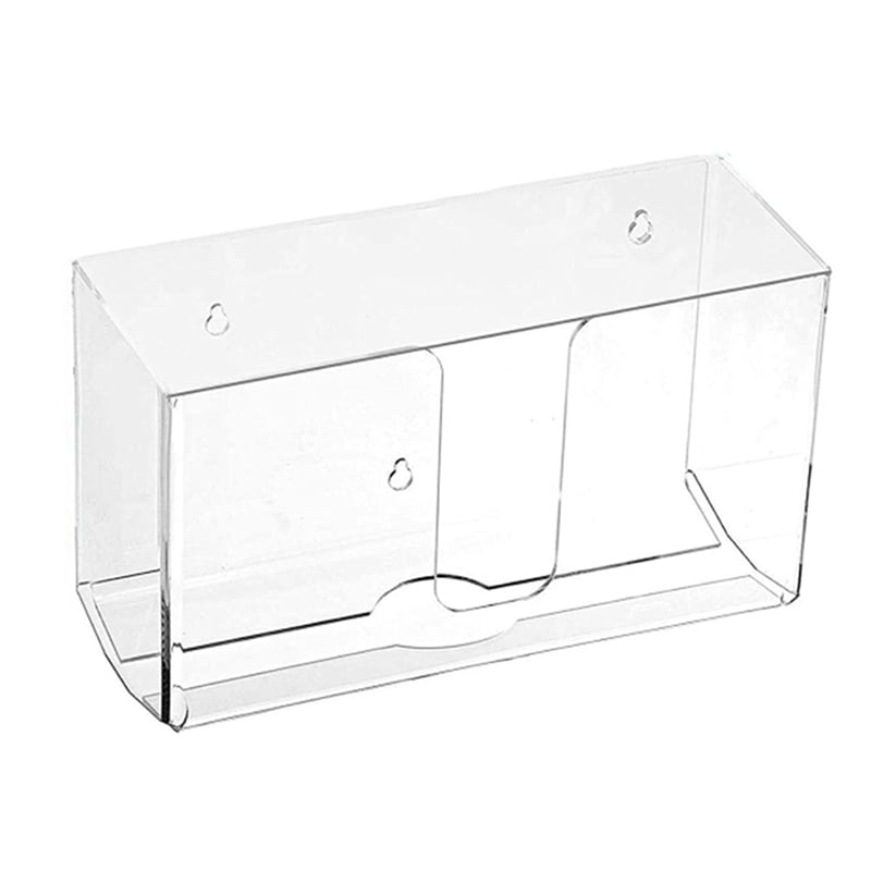 Wall Mount Paper Towel Dispenser with Lid,Clear Folded Paper Towel