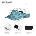 thumbnail image 2 of KLL Sport Sun Visor Hats Ball Caps Empty Top Baseball Sun Cap for Men Women-Best Dad Ever, 2 of 6
