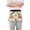 Cartoon Bear and Flower, variant on Llamas and Mountains Server Apron with 3 Pockets Waterproof Waitress Waist Short Apron for Man Woman 12 Inches
