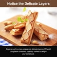 thumbnail image 5 of PIACELLI Sfogliatine Glassate Puff Pastry - Traditional Italian Pastry Delicacy with Light, Crispy Texture and Sweet Sugar Glaze - Crunchy Snacks Ideal for Coffee Pairing - 200g/7oz (2 Pack), 5 of 6