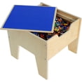 thumbnail image 4 of Contender C991300-B 2-N-1 Activity Table with Blue Lego Compatible Top for Toddlers and Preschool - RTA, 4 of 8