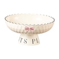 thumbnail image 4 of DOLITY Fruit Bowl Decorative for Kitchen Counter for Dining Table Dessert Farmhouse Creamy White, 4 of 9