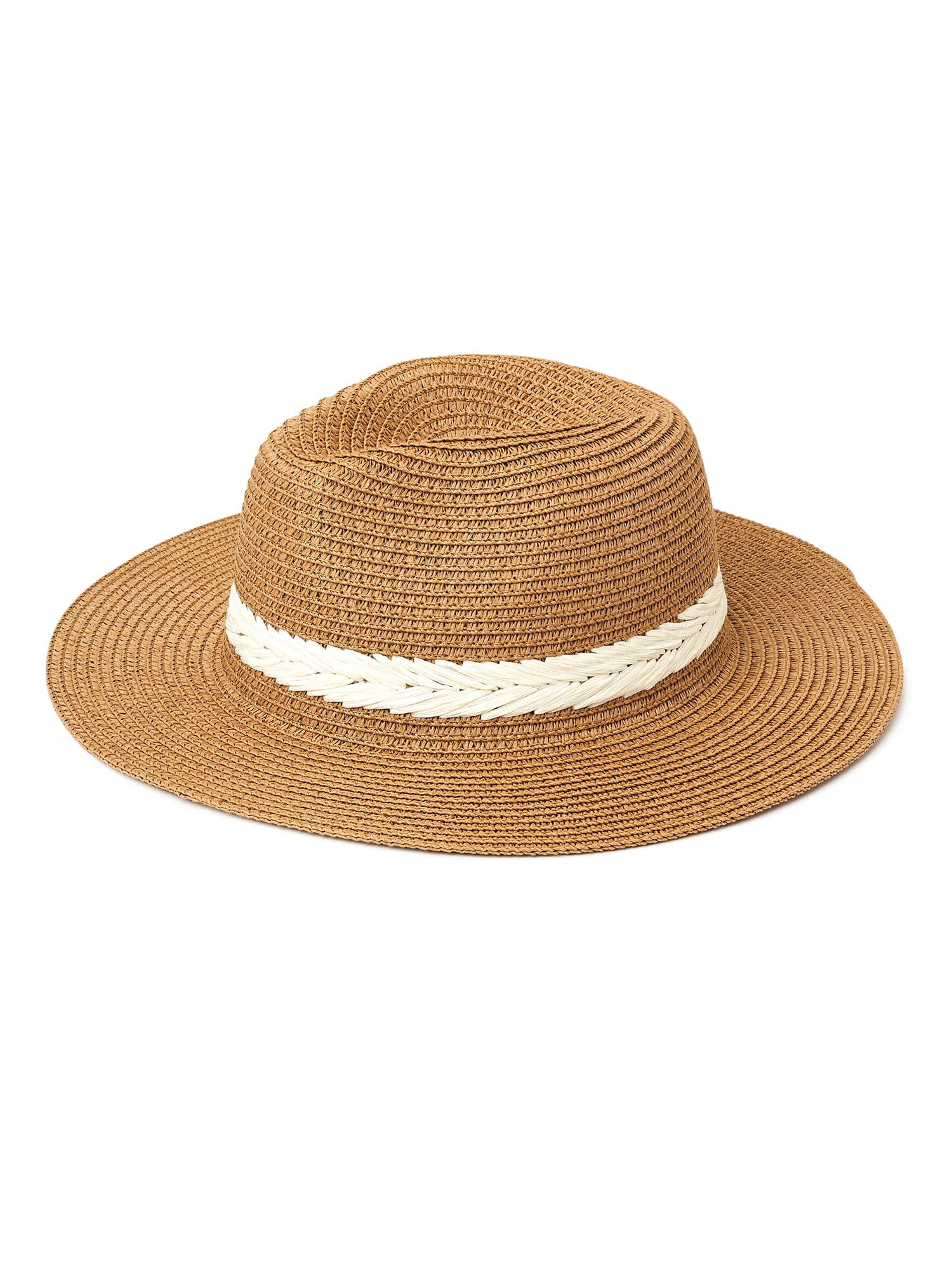 Time and Tru Women's Embroidered Fedora Hat
