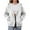 White #011, variant on Mohiass Women Casual Zip Up Fleece Hoodies Relaxed Fit Oversized Sweatshirt with Hood Lightweight Fall Jackets for Women 2025 Camel L