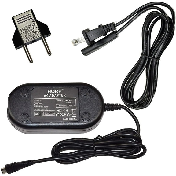 HQRP AC Power Adapter Charger for Canon VIXIA HF R20, HF R21, HF R200, HF M50, HF M52, HF M500, HF R30, HF R32, HF R300 Camcorder