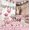 B, variant on Princess Style Balloon Decoration Set - Enchanting Pink Castle Backdrop for Girls' Celebrations