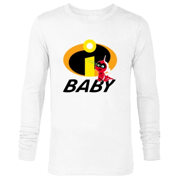 Disney and Pixar’s The Incredibles Jack-Jack Baby Family - Long Sleeve T-Shirt for Men - Customized-White