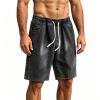Zpzdpjkx Mens Vintage Jean Shorts Elastic Drawstring Waist Soft Faded Wash Denim Outdoor Summer Classic Pocket Relaxed Cut Daily Bermudas Shorts for Men