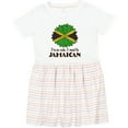 thumbnail image 3 of Inktastic I'm So Cute, I Must Be Jamaican Jamaica Flag Sunflower Girls Toddler Dress, 3 of 5