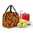 thumbnail image 4 of Yiaed Halloween Print Insulated Lunch Bag Reusable Cute Tote Lunch Box, Leakproof Cooler Lunch Bags for Work Office Travel School Picnic, 4 of 5