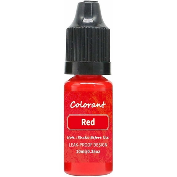 Lilixerw Candle Dye,Soy Candle Making Wax Color Dyes,Oil-Based Candle Coloring for Soy Wax Dyes,10ML,Red